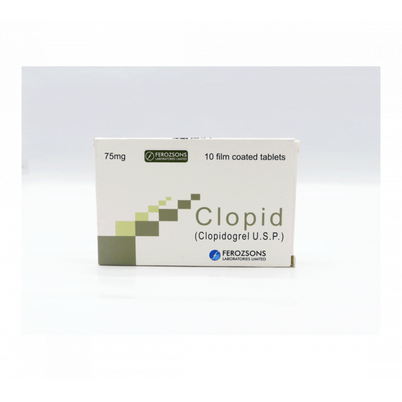 Clopid Tablets 75mg (Clopidogrel)