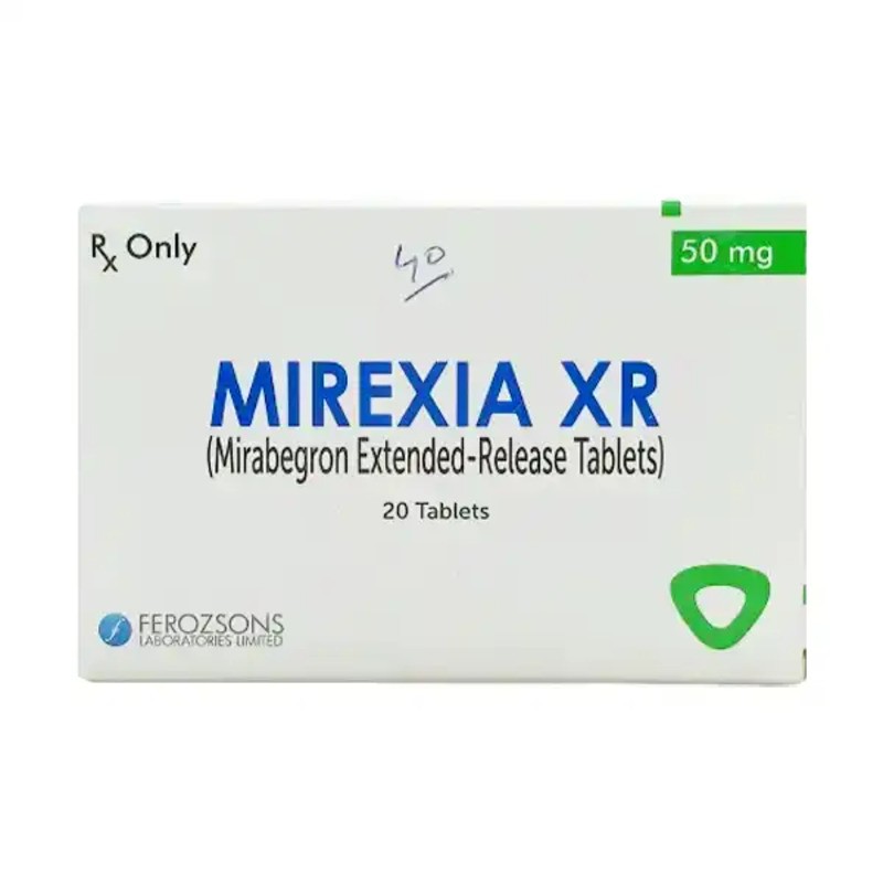 Mirexia XR Tablet 50mg (Mirabegron 50mg)
