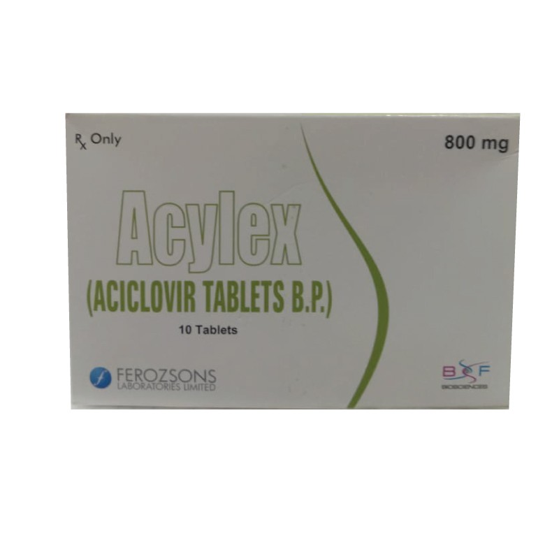 Acylex Tablets 800mg (Acyclovir) Blister