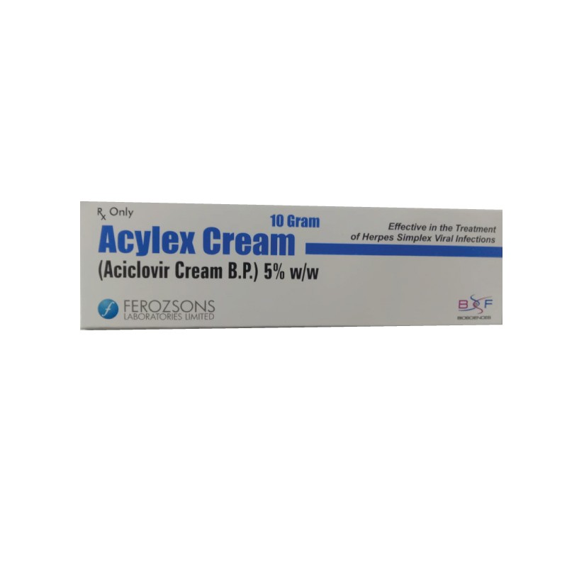 Acylex Cream 5% 10gm (Acyclovir)