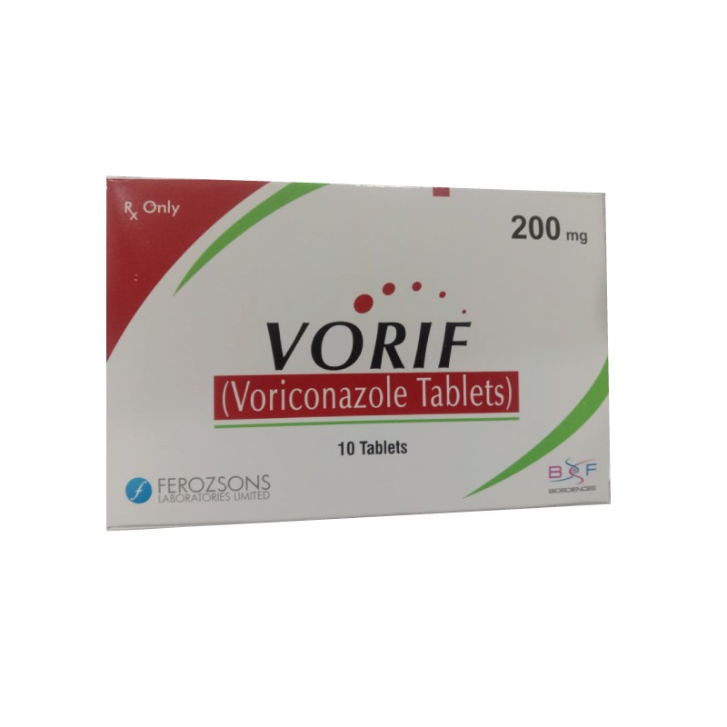 Vorif Tablets 200mg (Voriconazole)