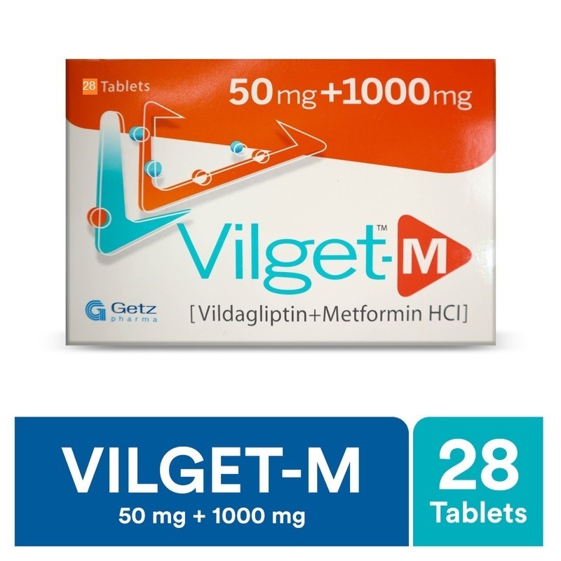 Vilget-M 50mg+1000mg 28s