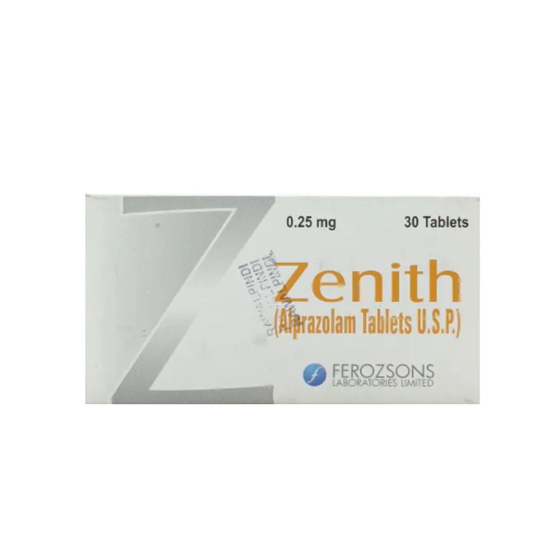 Zenith Tablets 0.25mg (Alprazolam)