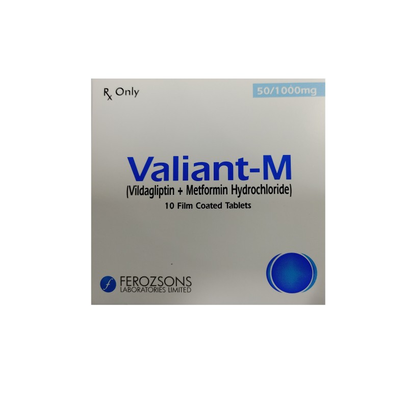 Valiant-M Tablets 50/1000mg