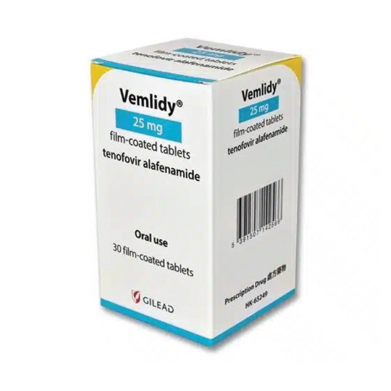 Vemlidy 25mg Tablets (Tenofovir Alafenamide)