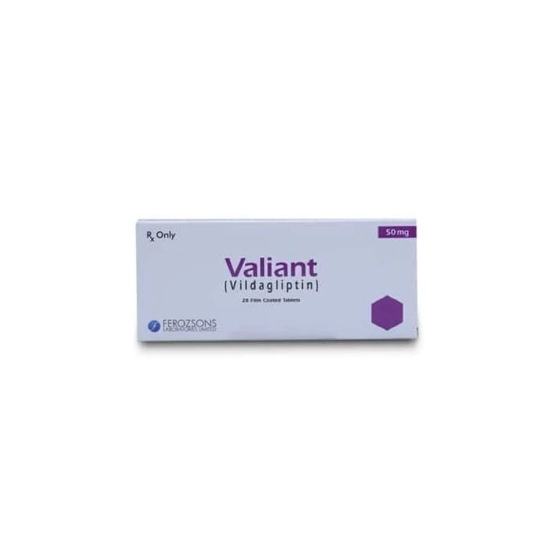 Valiant Tablets 50mg (Vildagliptin)