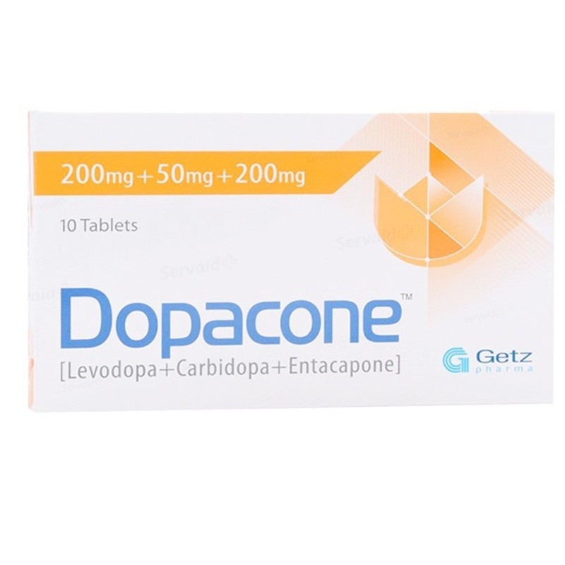 Dopacone 200+50+200 mg Tablet