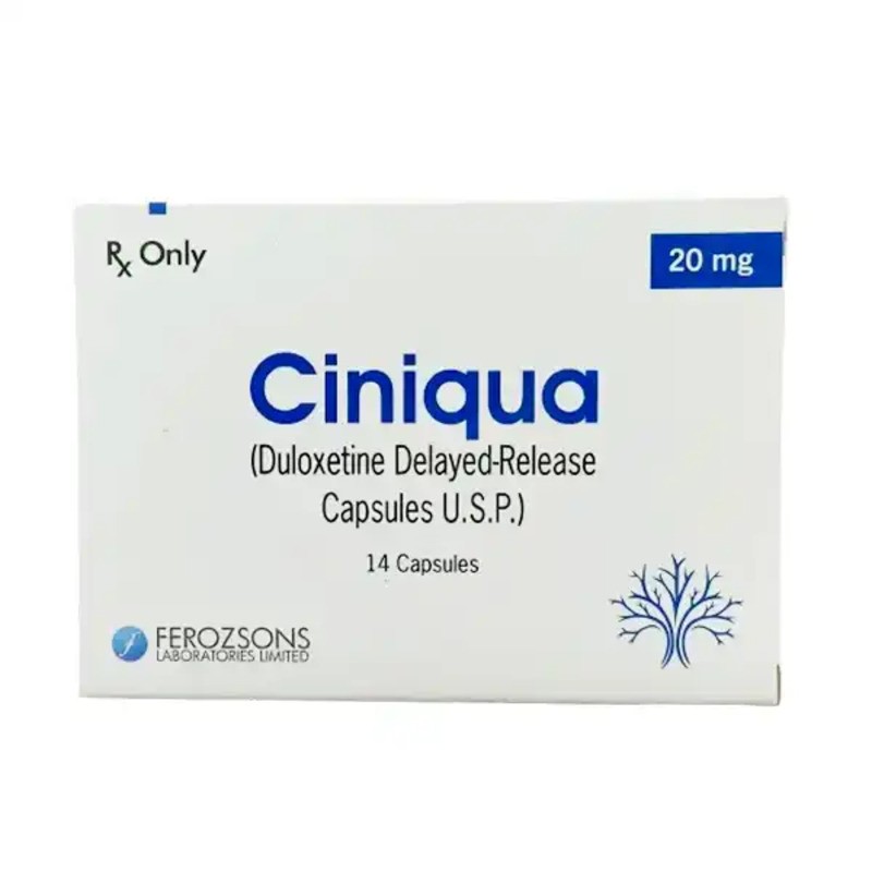 Ciniqua 20mg (Duloxetine 20mg) Capsules