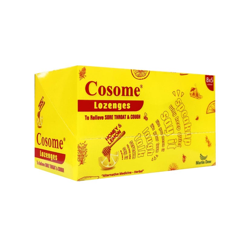 Cosome Lozenges Honey/Lemon Tablets 5X8s