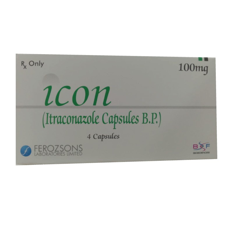 ICON Capsules 100mg (Itraconazole)