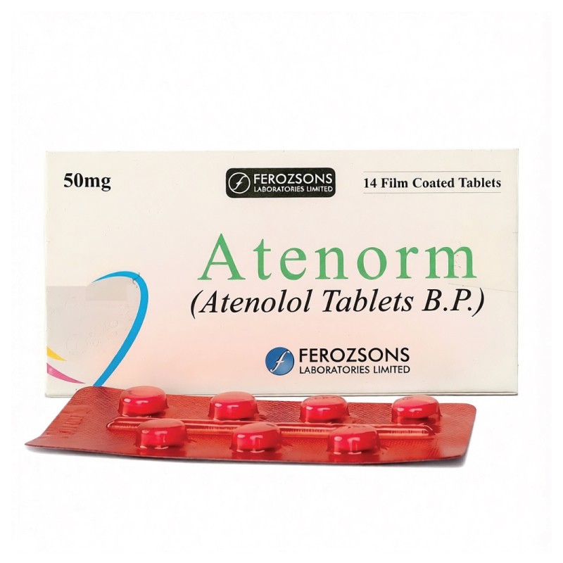 Atenorm Tablets 50mg (Atenolol) Blister