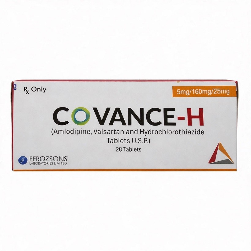 Covance-H 5mg/160mg/25mg 28 Tablets