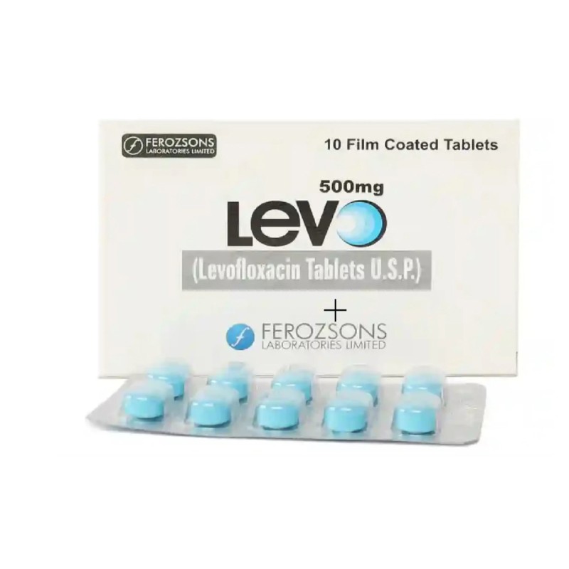 Levo Tablets 500mg (Levofloxacin)Blister