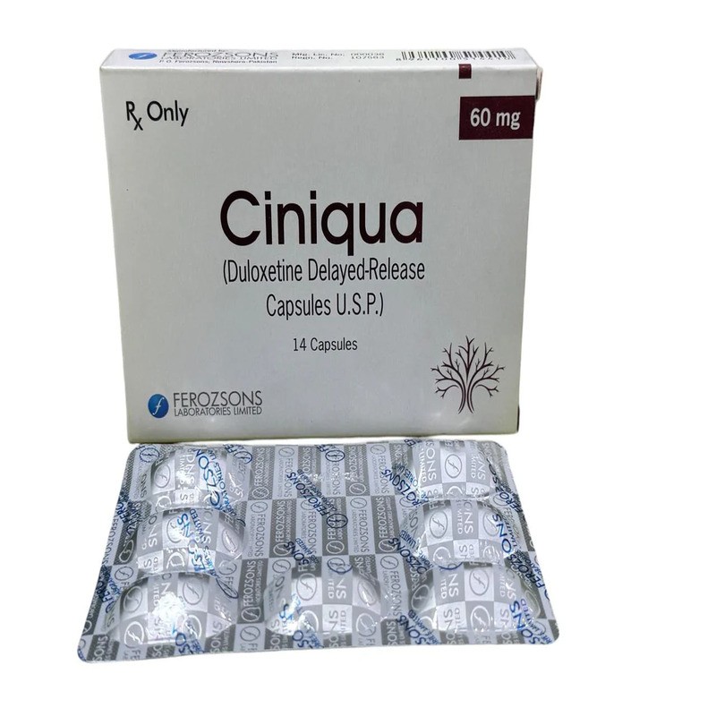 Ciniqua 60mg (Duloxetine 60mg) Capsules