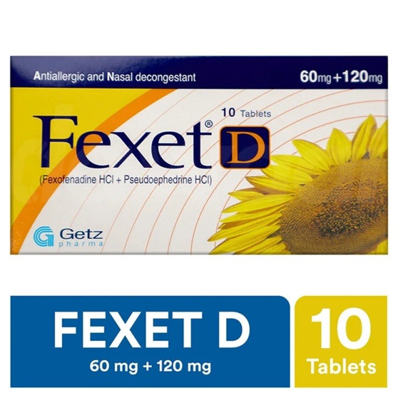 Fexet D Tablets 60mg 120mg