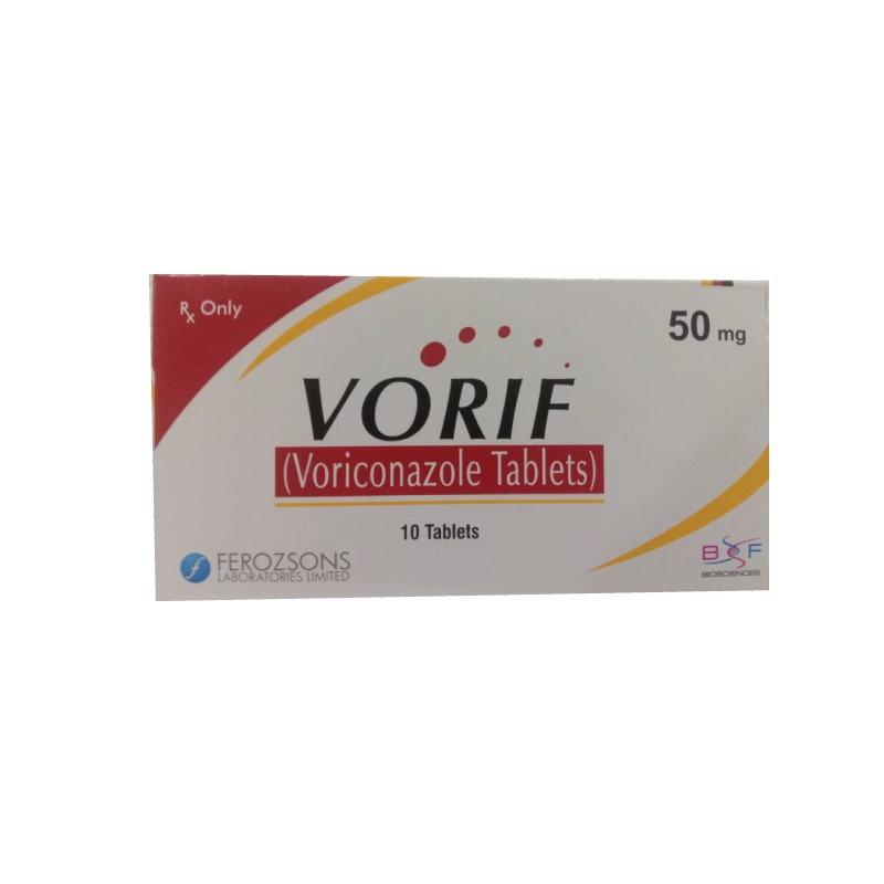 Vorif Tablets 50mg (Voriconazole)