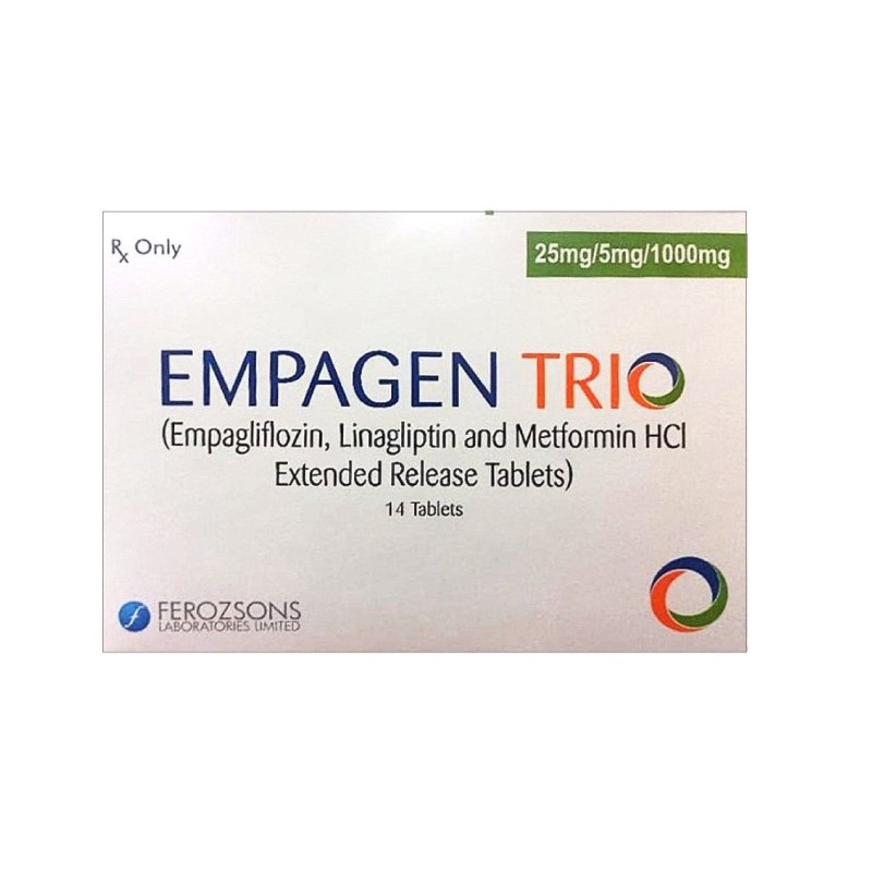 Empagen Trio 25/5/1000MG 14 Tablets