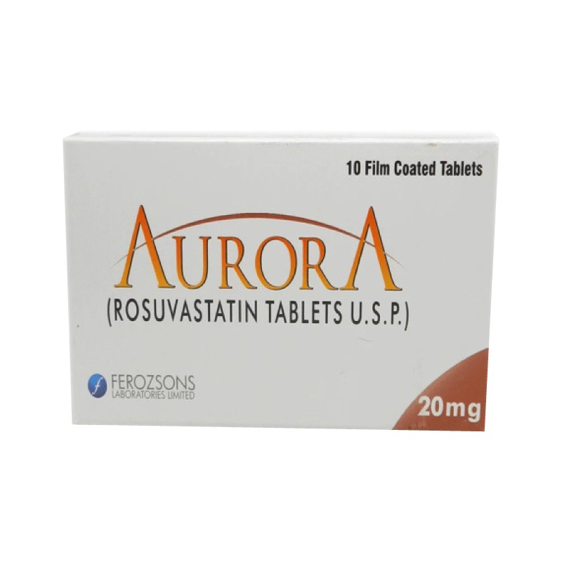 Aurora Tablets 20mg Rosuvastatin Calcium