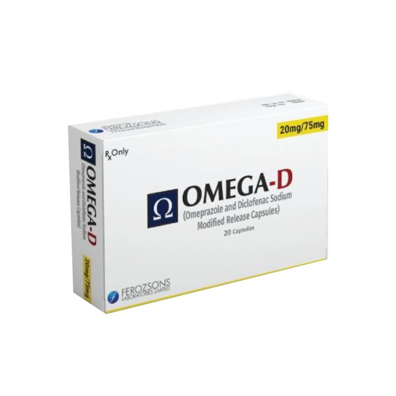 Omega-D 20mg/75mg 20 Capsules