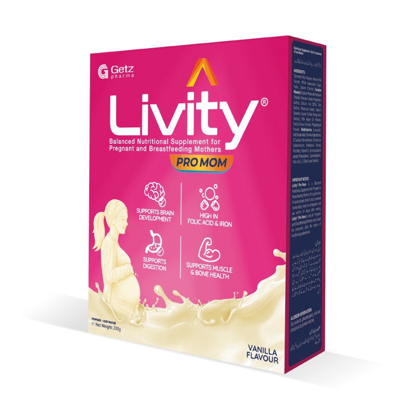 Livity Pro Mom 200gm BiB Vanilla