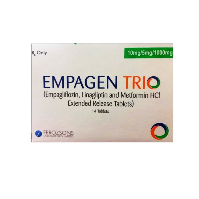 Empagen Trio 10/5/1000MG 14 Tablets