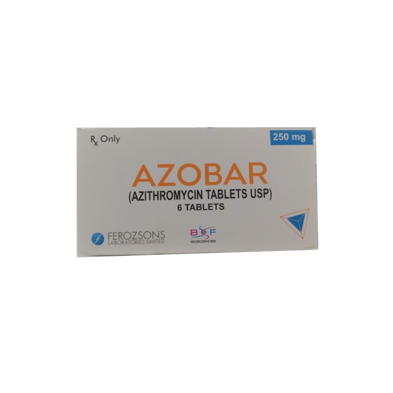 Azobar 250 mg (Azithromycin USP)Blister