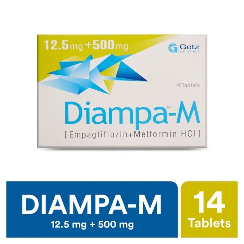 Diampa-M 12.5+500mg Tablet
