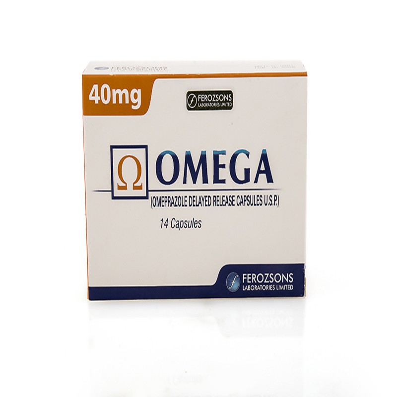 Omega Capsules 40mg (Omeprazole) Blister