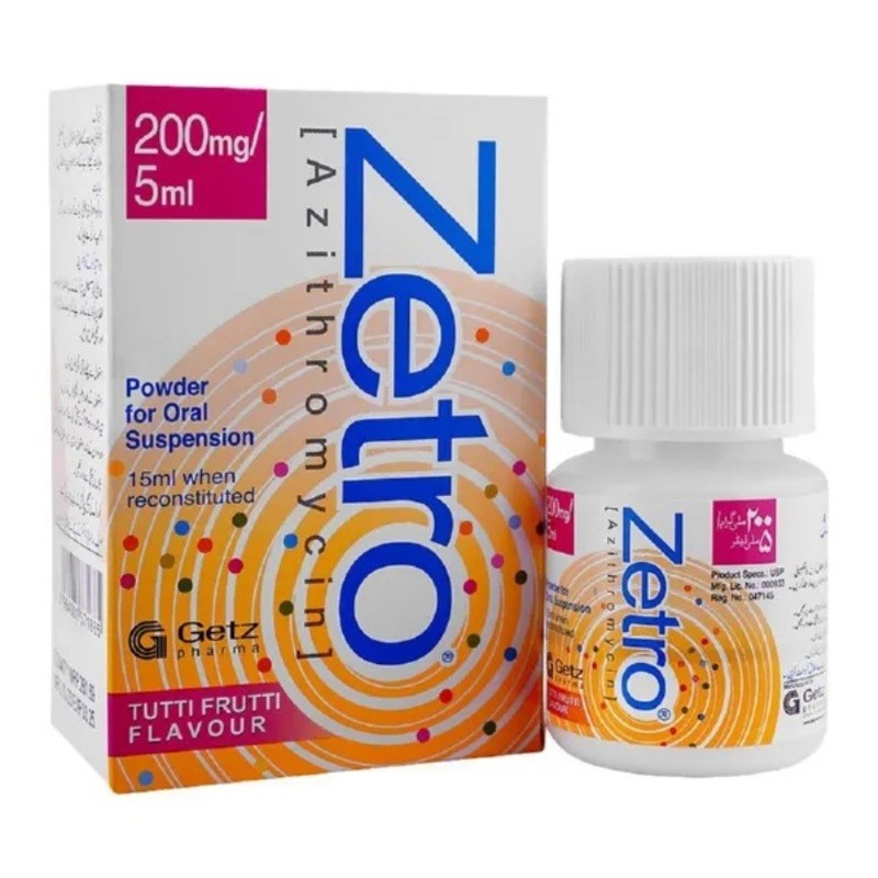 Zetro 200mg/5ml Oral Suspension 15ml