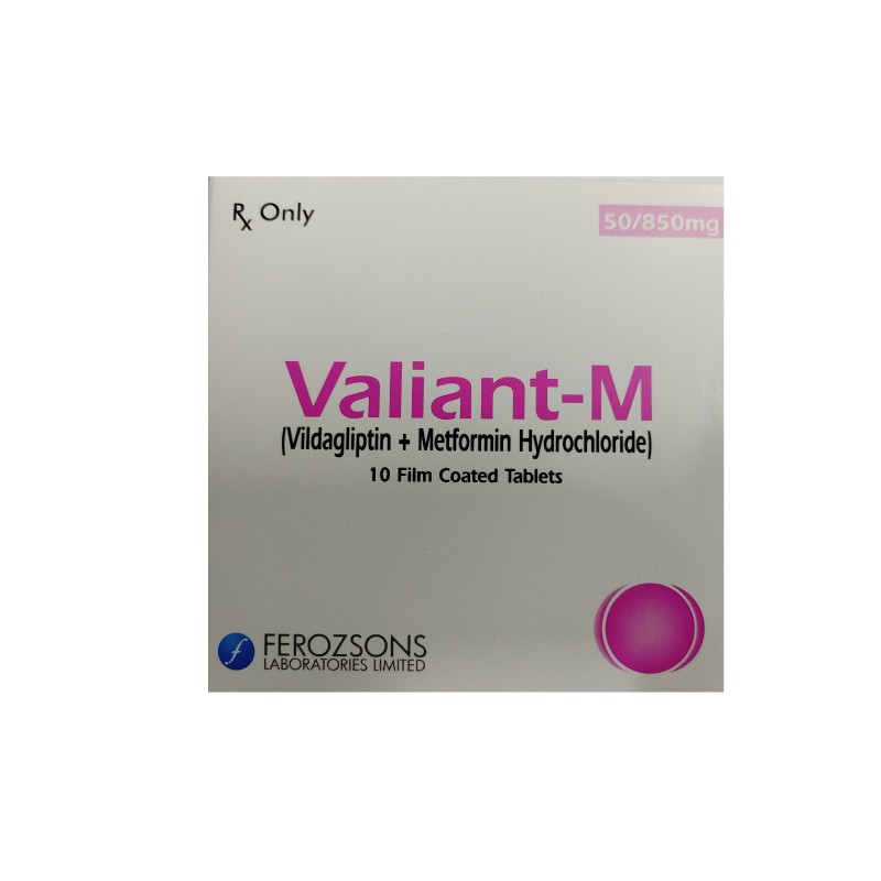 Valiant-M Tablets 50/850mg
