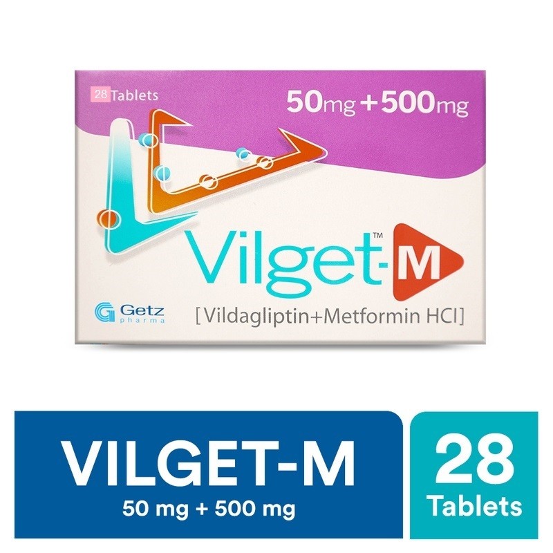 Vilget-M 50mg+500mg 28s
