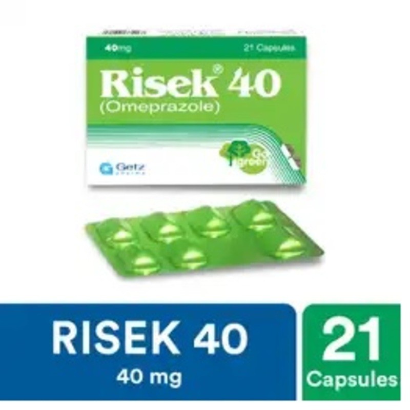 Risek Capsule 40mg 3X7s