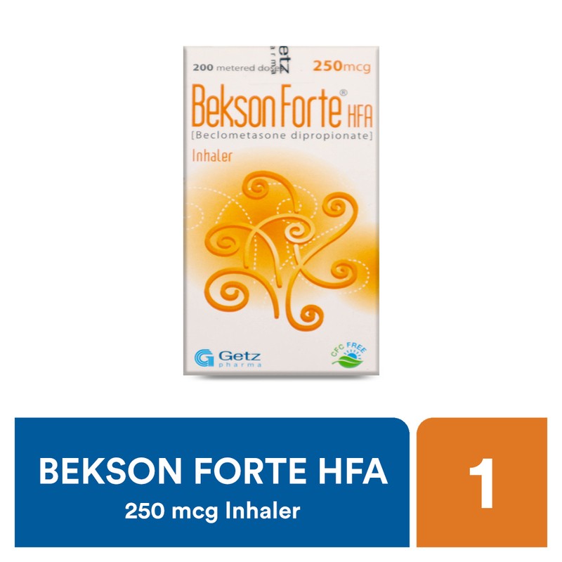Bekson Forte HFA 250mcg MDI TP 1s