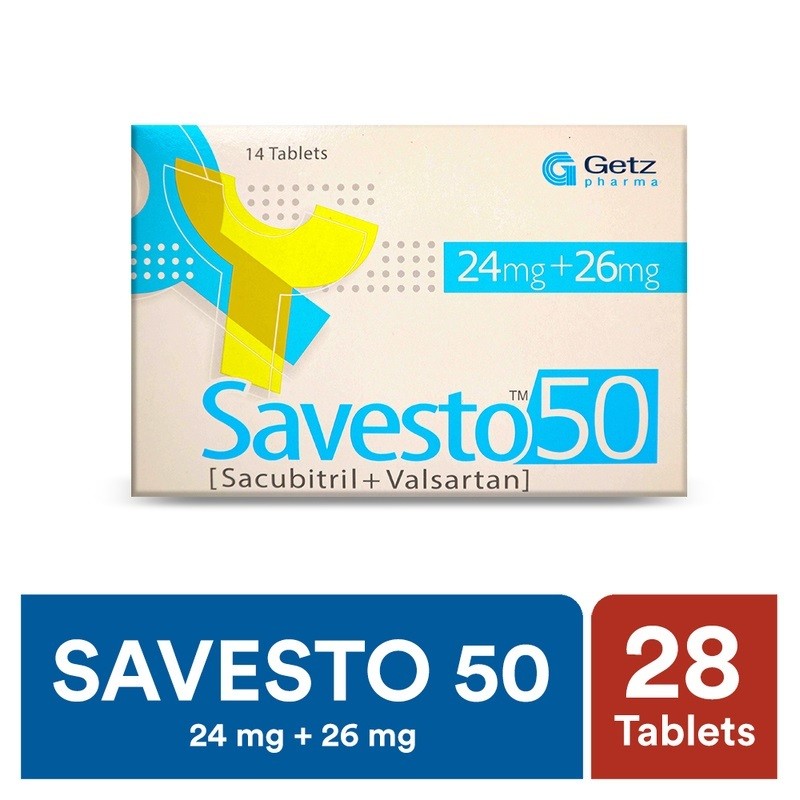 Savesto 50mg Tablet 24mg+26mg 28s