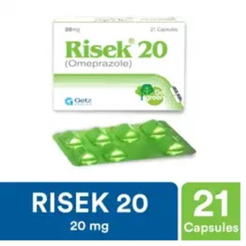 Risek Capsule 20mg 3X7s