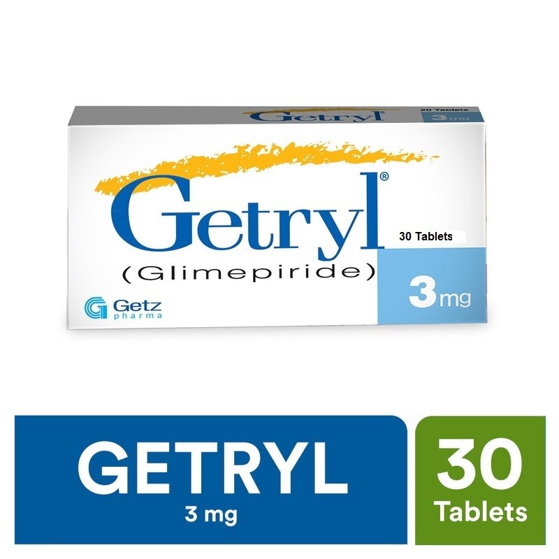 Getryl Tablets 3mg 30s