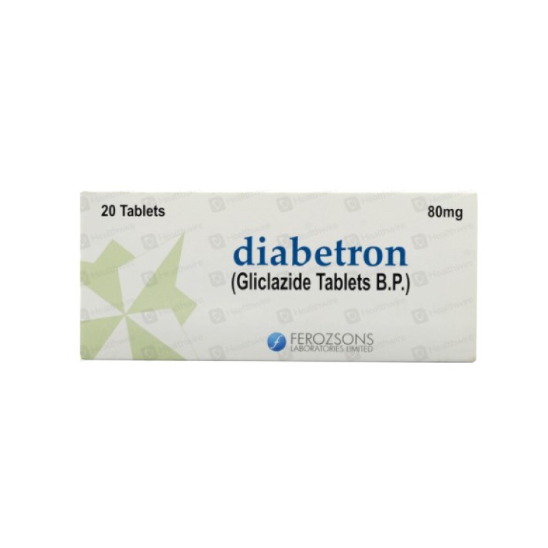 Diabetron Tablets 80mg (Gliclazide)